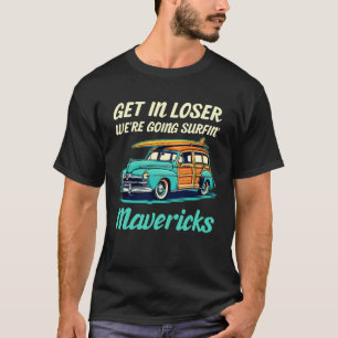 T-shirt Vintage Surf des Grosses Vagues Hommes Femmes à Ma