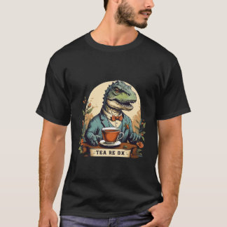 T-shirt vintage Tea-Rex Elegance