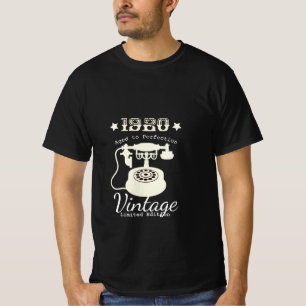 T-shirt vintage téléphone portable 1920
