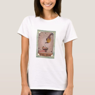 T-shirt Vintage The Tea Tarot Chaudron Magique et Carte de