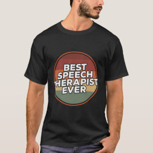 T-shirt Vintage thérapeute de la meilleure parole jamais
