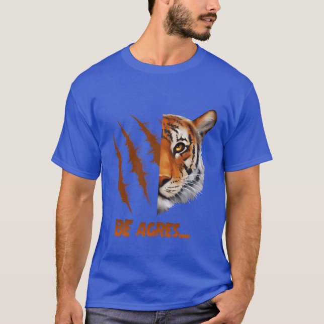 T-shirt Vintage tiger agres apparel vintage (Devant)