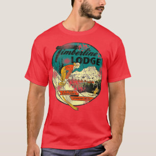 T-shirt Vintage Timberline Lodge Mt Hood