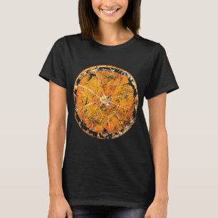 T-shirt Vintage tranche d'orange pâté Fruit famille citru