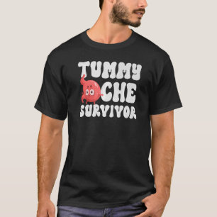 T-shirt Vintage TUMMY ACHE SURVIVOR Stomach Ache IBS Homme