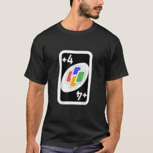 T-shirt Vintage Uno Numéro 4 Cartes Costume Halloween Matc