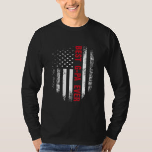 T-shirt Vintage USA Best G Pa Ever American Flag Père