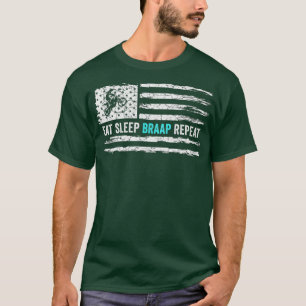 T-shirt Vintage USA Drapeau Manger Sleep Braap Répéter Dir