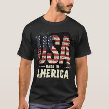 Vintage USA Made in America Distressed Graphisme