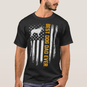 T-shirt Vintage USA Meilleur Berger Allemand Chien Papa Ja