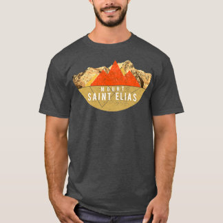 T-shirt Vintage USA Mountain Hiking Mount Saint Elias