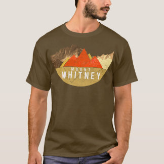 T-shirt Vintage USA Mountain Randonnée Mount Whitney