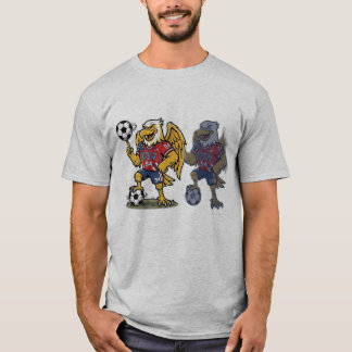 T-Shirt Vintage USA Soccer Eagle Mascot 94