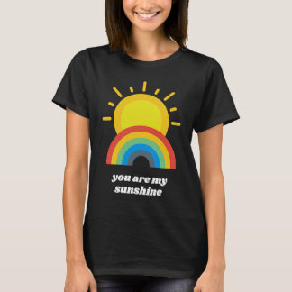 T-shirt Vintage Valentine You Are My Sunshine H