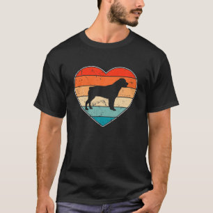 T-shirt Vintage Valentines Jour Coeur Rottweiler Chien Chi