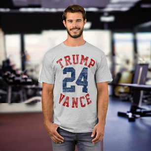 T-shirt Vintage Varsity Trump Vance 2024