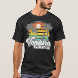 T-shirt Vintage Ventura Beach Californie CA Surfing Retro