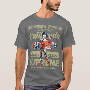 T-shirt Vintage Ventura Beach Surf California Surf Retr