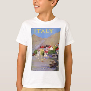 T-shirt Vintage Village balnéaire Italie Tourisme