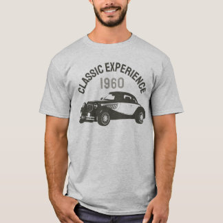 T-shirt Vintage voiture classique expérience typographie