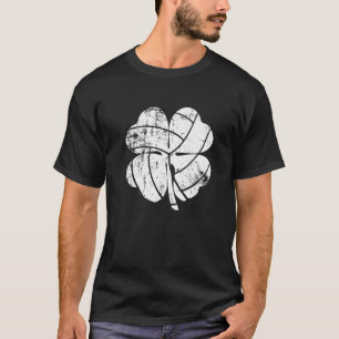 T-shirt Vintage volleyball St. Patrick's Day Shamrock Iris
