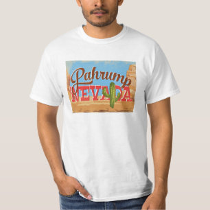T-shirt Vintage voyage de désert de bande dessinée de
