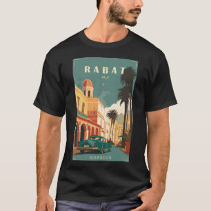 T-shirt Vintage voyage du Maroc Rabat