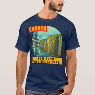 T-shirt Vintage voyage du parc provincial Bon Echo