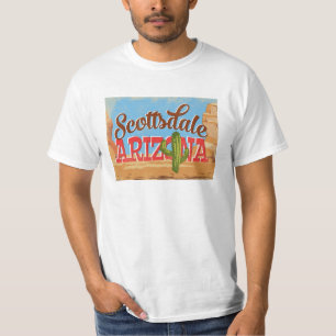 T-shirt Vintage voyage Scottsdale Arizona