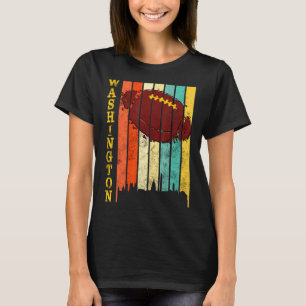 T-shirt Vintage Washington City Skyline Retro Football Clu