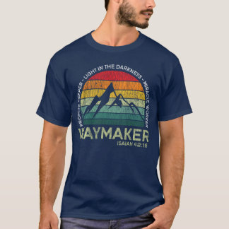 T-shirt Vintage Waymaker Promise Keeper Miracle Worker Chr