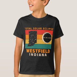 T-shirt Vintage Westfield Indiana Total Solar Eclipse 2024