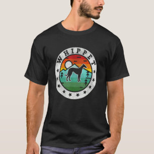 T-shirt Vintage Whippet Retro Chien Maman Papa