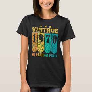 T-shirt Vintage with All Original Parts and Born in 1970
