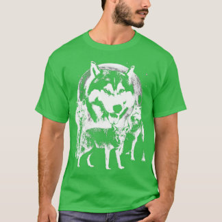 T-shirt Vintage Wolf Pack 90s a2k Epic Moon Noir