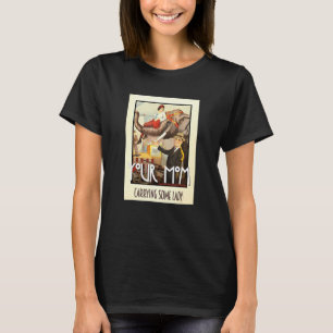 T-shirt Vintage Your Maman Mème Dumb Ironique Sarcastique 