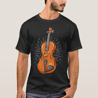 T-shirt Vintages Lecteur Celliste Musicien Orchestre Music