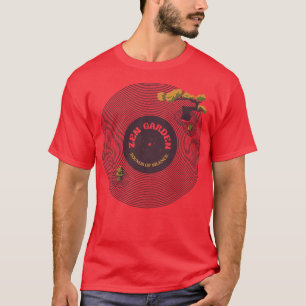 T-shirt Vinyl Japanese Zen Garden Notes musicales Sons de