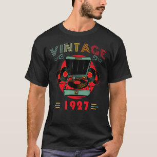T-shirt Vinyl Lover Anniversaire de Music Lover et DJ 1927