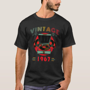 T-shirt Vinyl Lover Anniversaire de Music Lover et DJ 1967
