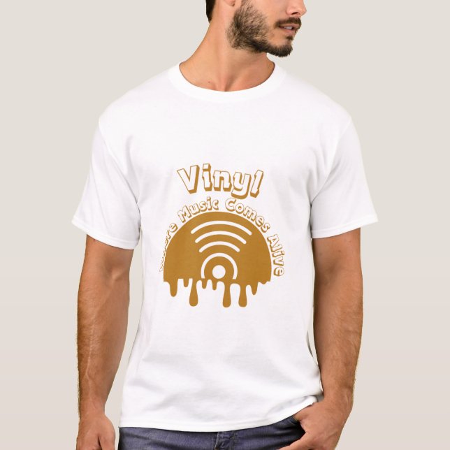 T-shirt Vinyl : Où La Musique Vit - Analog Sound Tee (Devant)