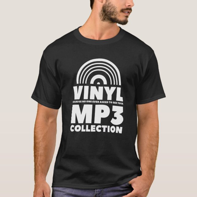 T-shirt Vinyl Parce Que Personne N'A Jamais Demandé De Voi (Devant)