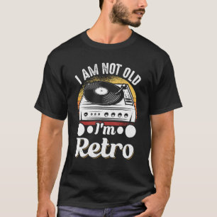T-shirt Vinyl Record Collecte Je Ne Suis Pas Vieux Im Retr