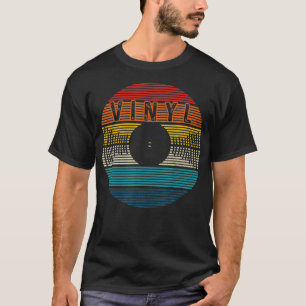 T-shirt Vinyl Record Vintage Retro DJ Cadeau