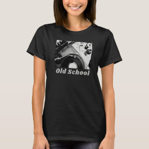T-shirt Vinyl Retro Joueur Vintage Old School Vinyl