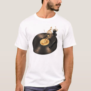 T-shirt Vinyl Soul : Harmonie de la Musique Rétro