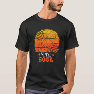T-shirt Vinyl Soul Musicien Old School Musique DJ Tourne-d