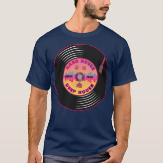 T-shirt Vinyle de la maison profonde