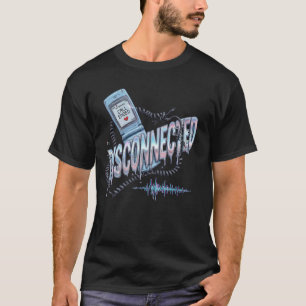 T-shirt Vinyle mélancolique de téléphone à bascule Y2K déc