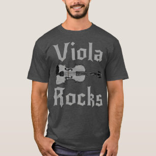 T-shirt Viola Rocks Violiste Heavy Rock Musicien Goth